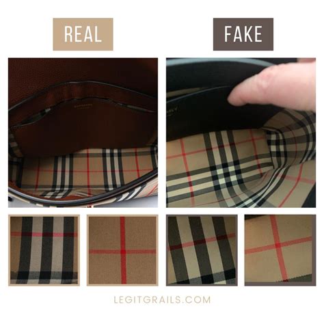 how to spot fake burberry tote bag|genuine burberry bag.